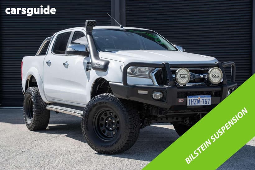 White 2017 Ford Ranger Dual Cab Utility Xlt 3.2 (4X4)