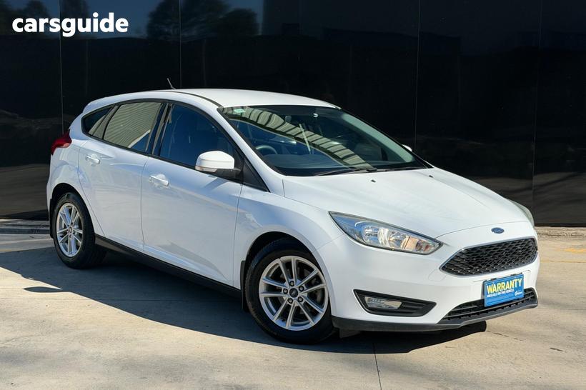 White 2017 Ford Focus Hatchback Trend