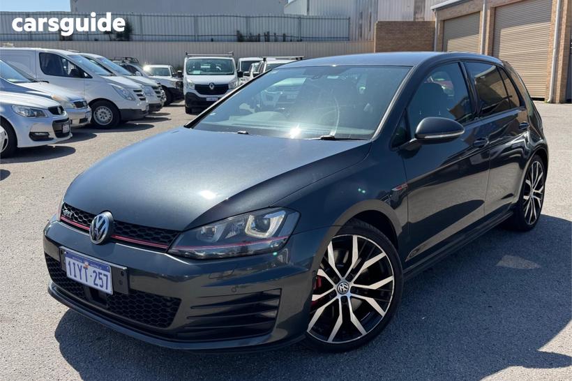Grey 2014 Volkswagen Golf Hatchback Gti Performance