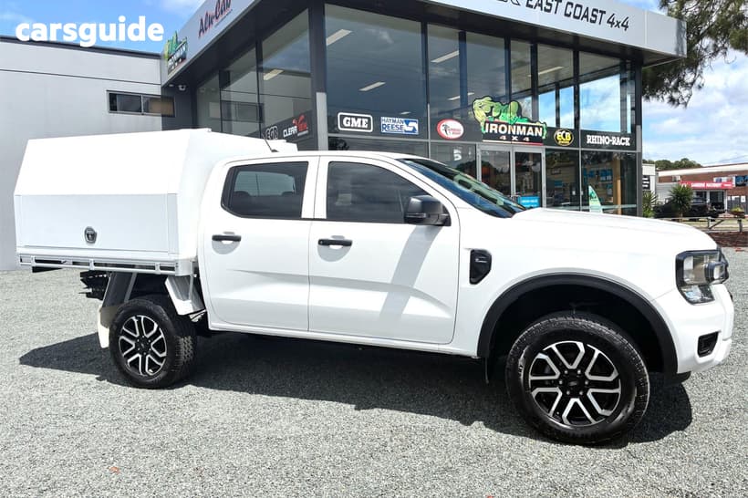 White 2022 Ford Ranger Double Cab Chassis Xl 2.0 (4X4)