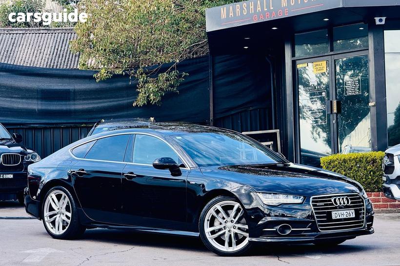 Black 2017 Audi A7 Hatchback Sportback 3.0 Tdi Quattro