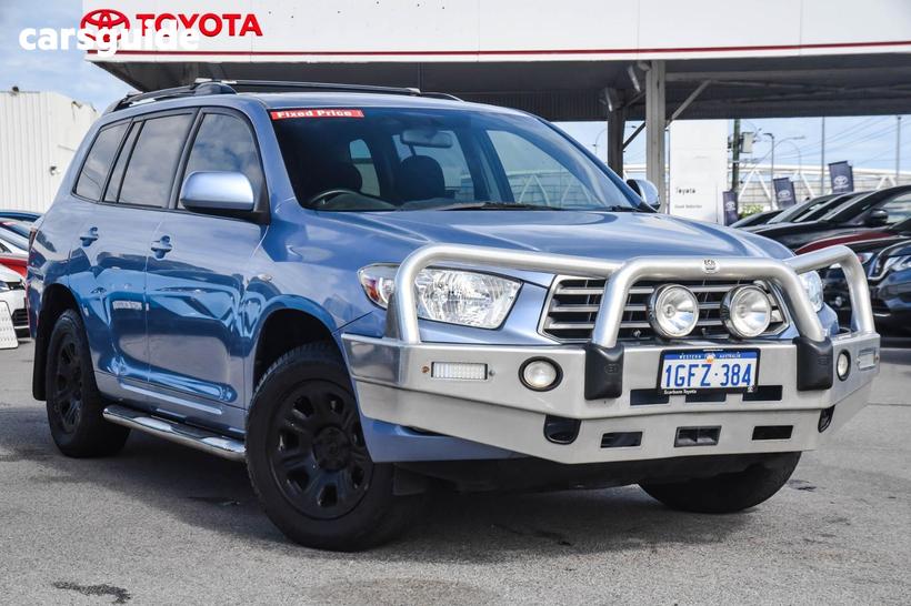Blue 2010 Toyota Kluger Wagon Altitude (4X4) 7 Seat