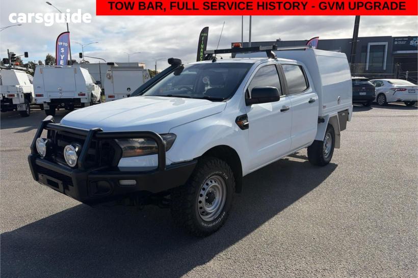 White 2017 Ford Ranger Crew Cab Chassis Xl 3.2 (4X4)