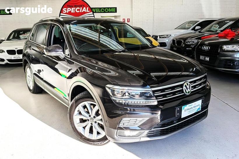 Black 2017 Volkswagen Tiguan Wagon 140 Tdi Highline