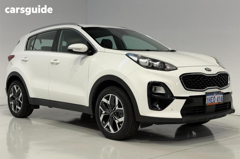 White 2020 Kia Sportage Wagon Sx (Fwd)
