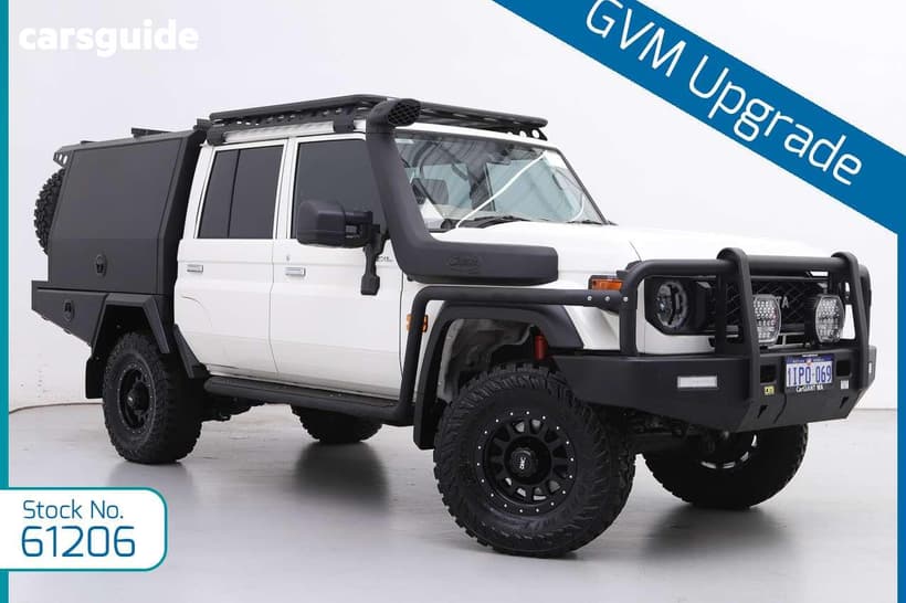 White 2024 Toyota Landcruiser Double Cab Chassis Lc79 Gxl