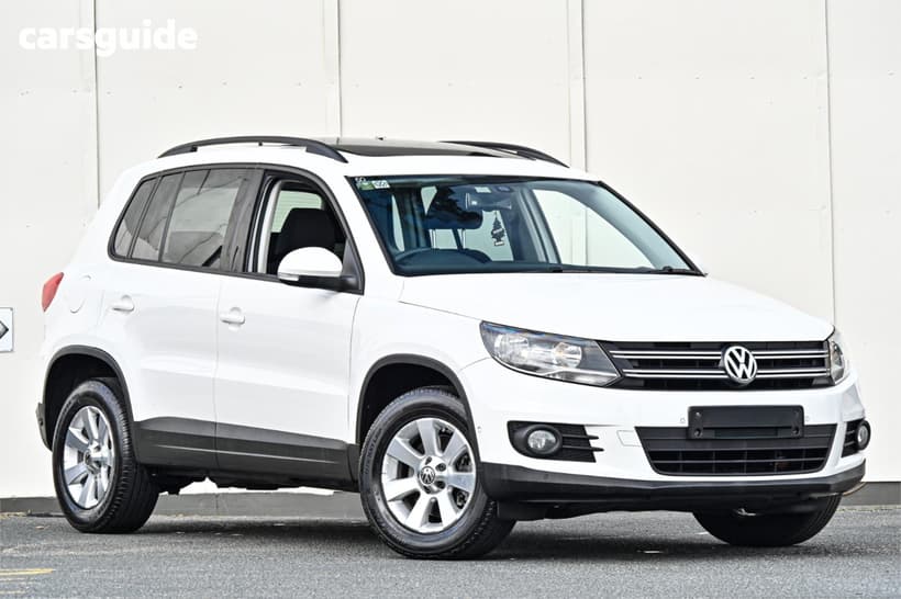 White 2013 Volkswagen Tiguan Wagon 103 Tdi Pacific