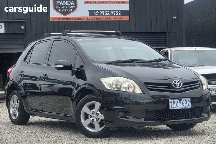 Black 2011 Toyota Corolla Hatchback Ascent