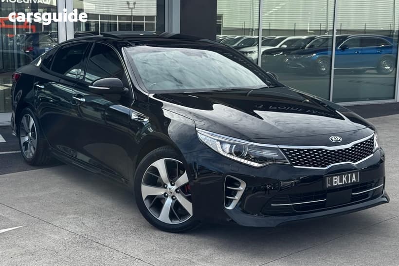 Black 2016 Kia Optima Sedan Gt