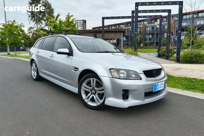 Silver 2009 Holden Commodore Sportswagon Sv6