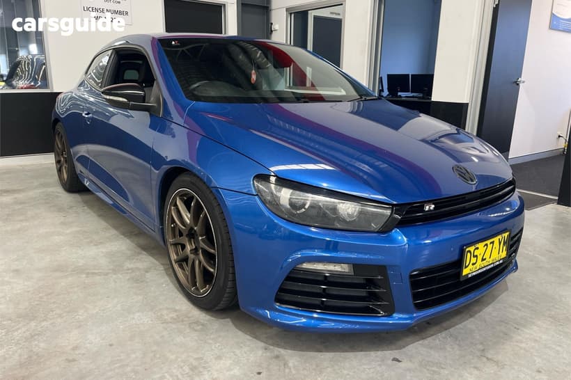 Blue 2012 Volkswagen Scirocco Coupe R