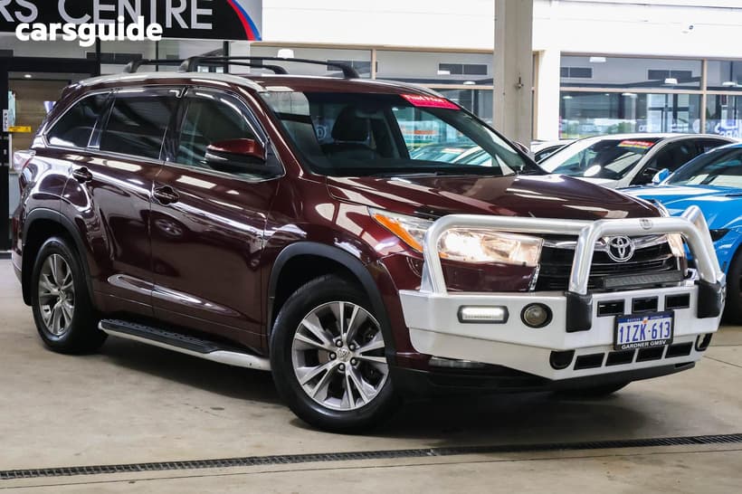 Red 2014 Toyota Kluger Wagon Gxl (4X4)
