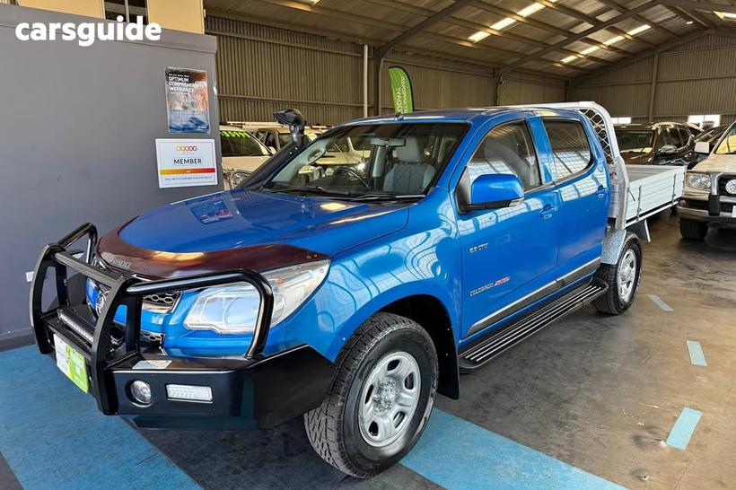 Blue 2012 Holden Colorado Crew Cab Chassis Lx (4X4)