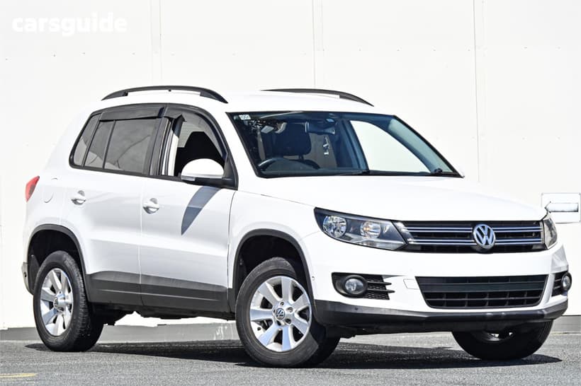 White 2013 Volkswagen Tiguan Wagon 103 Tdi Pacific