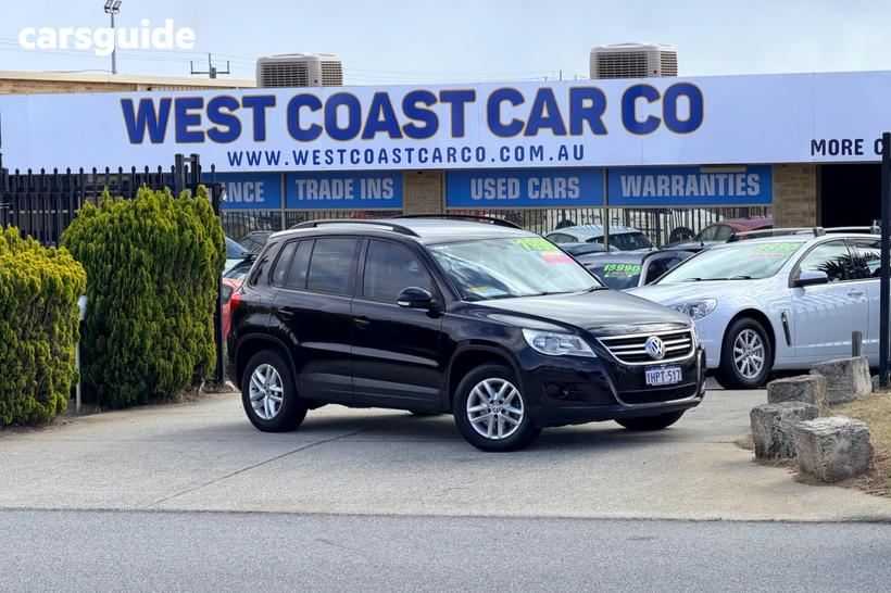 Black 2011 Volkswagen Tiguan Wagon 125 Tsi