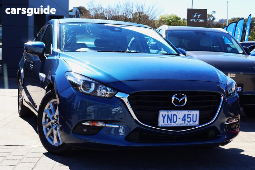 Blue 2018 Mazda 3 Hatchback Touring
