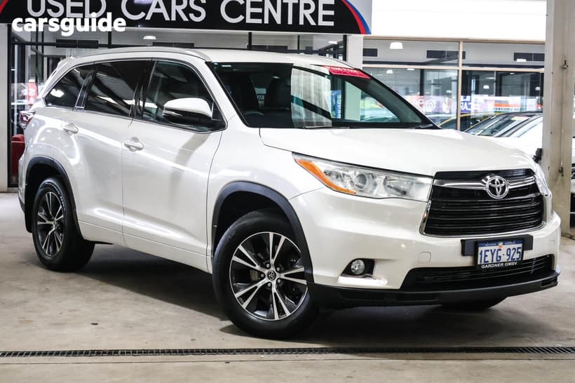 White 2016 Toyota Kluger Wagon Gxl (4X4)