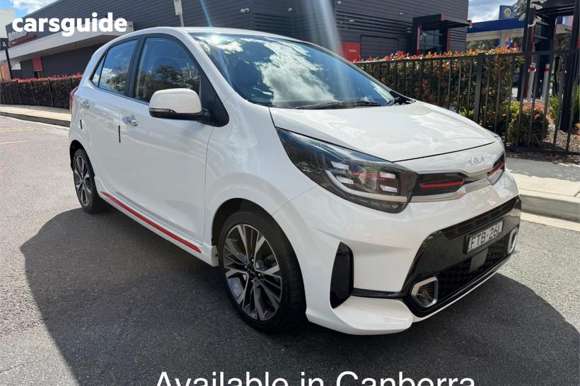 White 2023 Kia Picanto Hatchback Gt-Line (Pe)