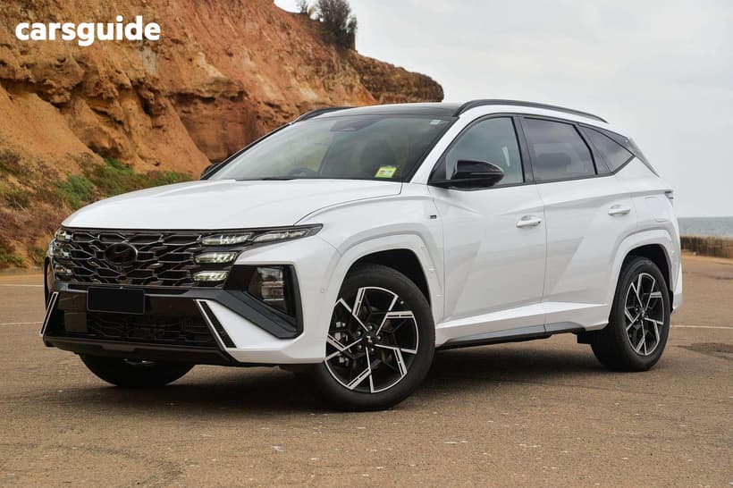 White 2026 Hyundai Tucson Wagon (Fwd)
