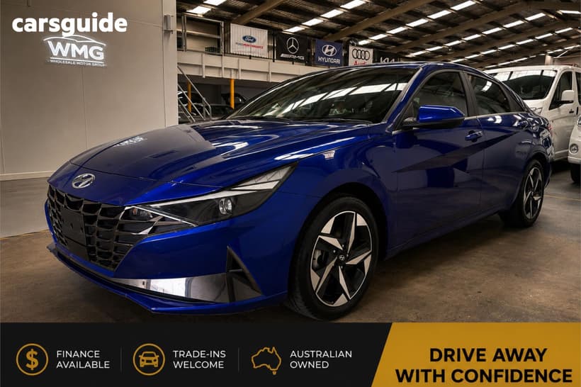 Blue 2020 Hyundai I30 Sedan Elite