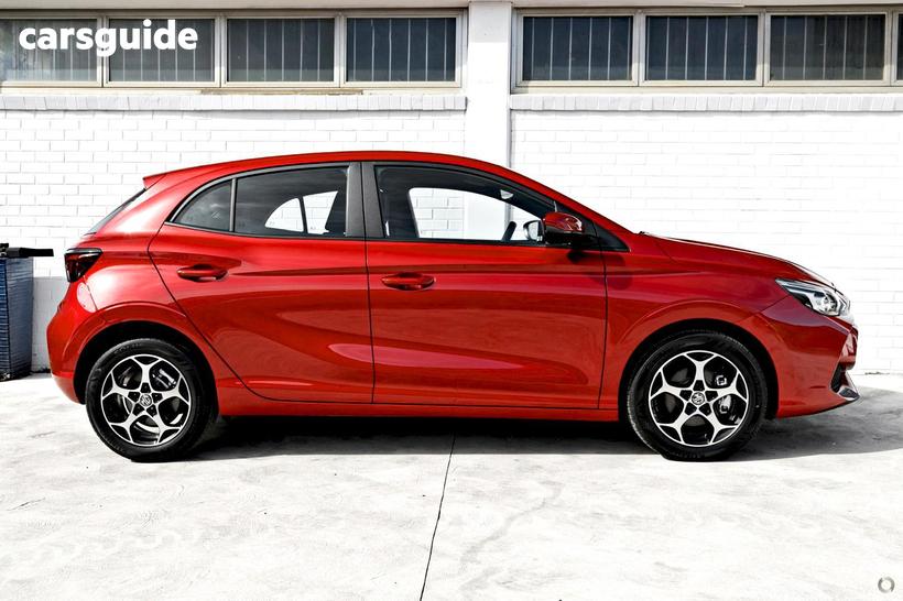 Red 2026 MG MG3 Hatchback Excite Hybrid+