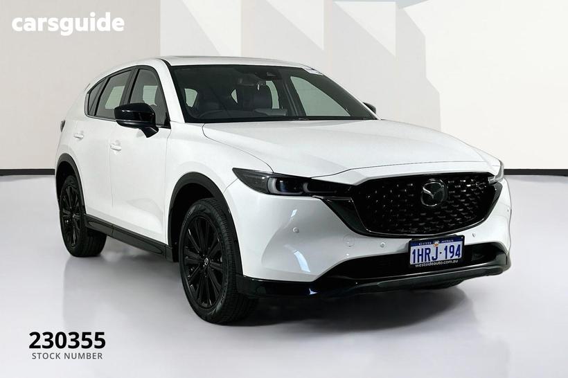 White 2022 Mazda CX-5 Wagon Gt Sp Turbo (Awd)