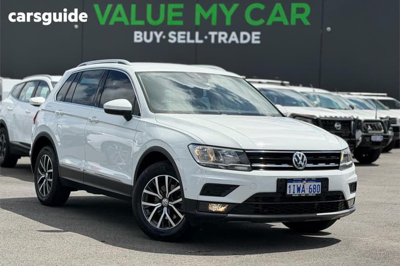 White 2017 Volkswagen Tiguan Wagon 110 Tdi Comfortline