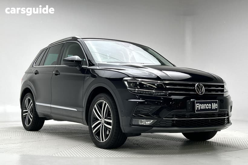 Black 2019 Volkswagen Tiguan Wagon 162 Tsi Highline