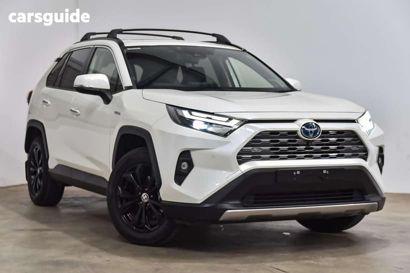White 2022 Toyota RAV4 Wagon Cruiser (2Wd) Hybrid