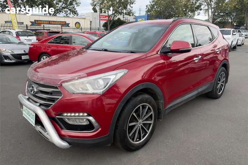 Red 2015 Hyundai Santa FE Wagon Elite Crdi (4X4)