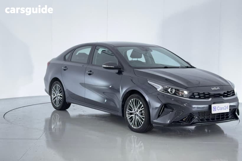 Grey 2022 Kia Cerato Sedan Sport