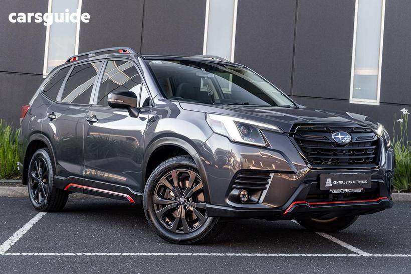 Grey 2022 Subaru Forester Wagon 2.5I Sport (Awd)