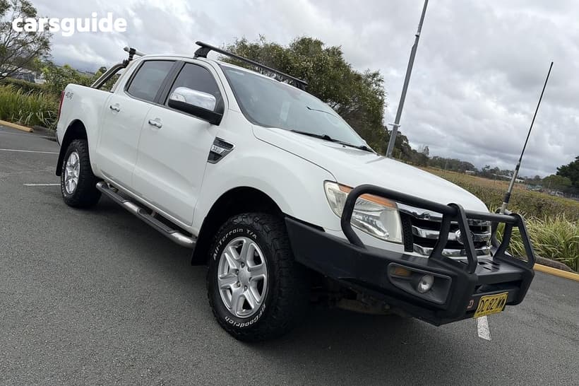 White 2012 Ford Ranger Dual Cab Utility Xlt 3.2 (4X4)