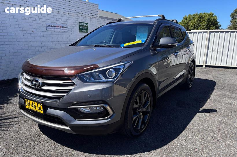 Silver 2017 Hyundai Santa FE Wagon Active X