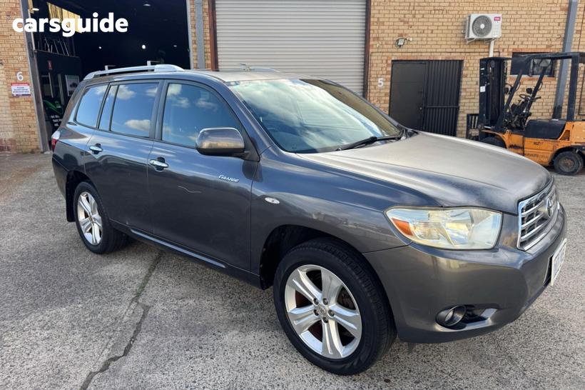 Grey 2009 Toyota Kluger Wagon Grande (4X4)