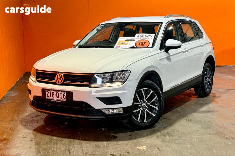 White 2016 Volkswagen Tiguan Wagon 132 Tsi Comfortline