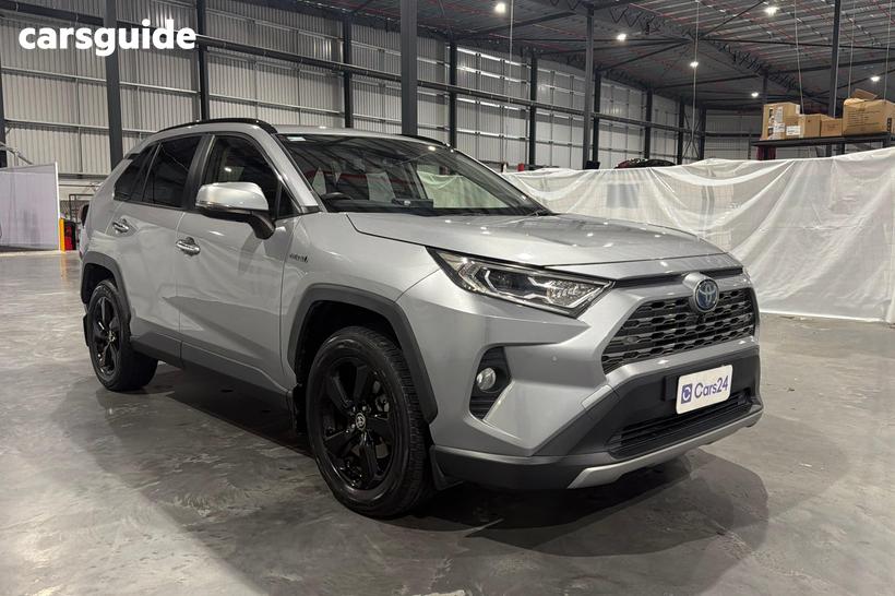 Silver 2021 Toyota RAV4 Wagon Cruiser (2Wd) Hybrid
