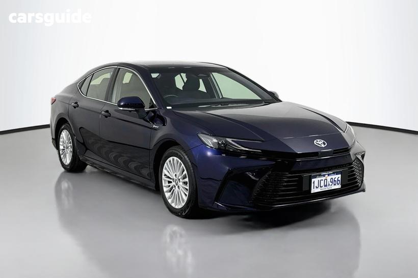 Blue 2025 Toyota Camry Sedan Ascent Hybrid