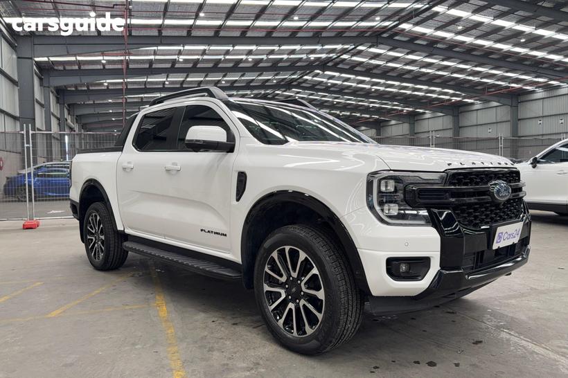 White 2023 Ford Ranger Double Cab Pick Up Platinum 3.0 (4X4)