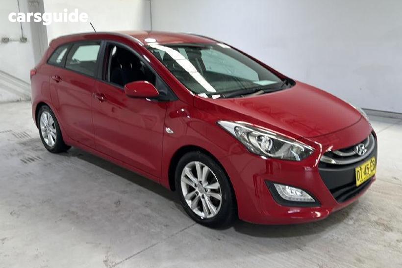 Red 2013 Hyundai I30 Wagon Tourer Active 1.6 Crdi