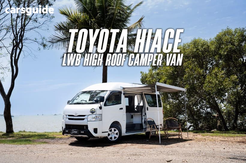 White 2019 Toyota HiAce Commercial CAMPER VAN TRH200R VAN HIGH ROOF GL LWB 4DR AUTO 6SP 2.0I