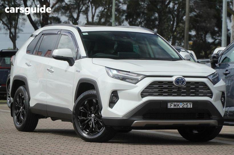 White 2024 Toyota RAV4 Wagon Cruiser (2Wd) Hybrid