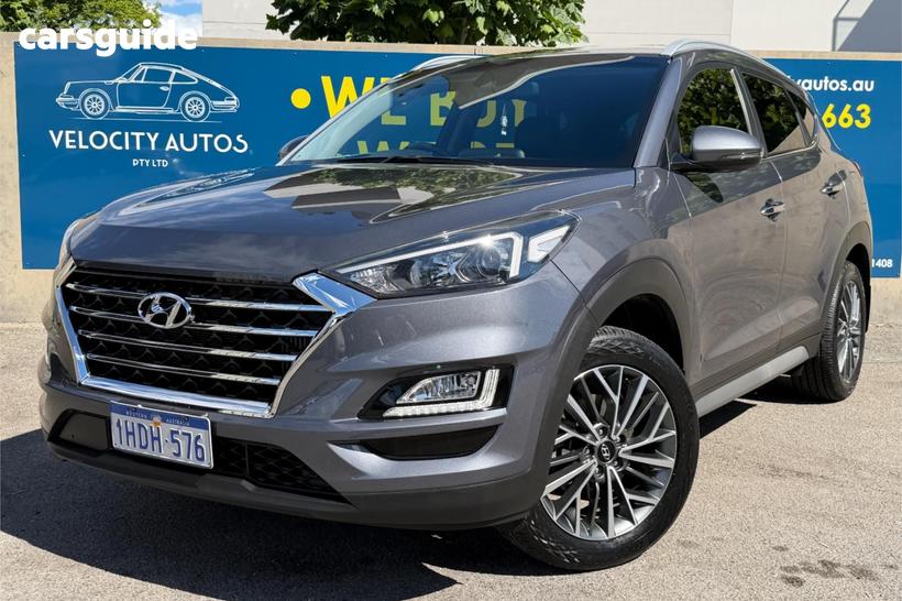 Grey 2020 Hyundai Tucson Wagon Elite (Awd) Black Int