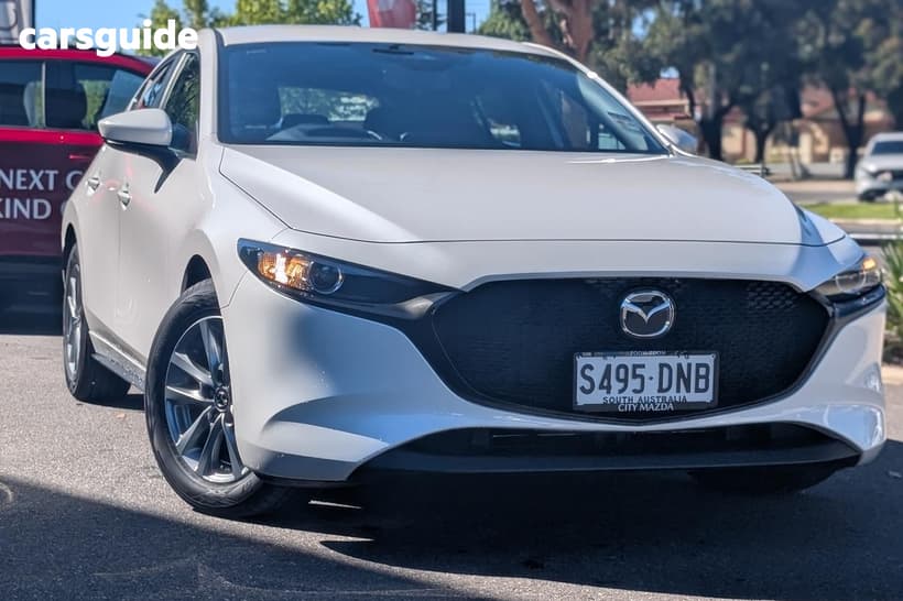 White 2026 Mazda Mazda3 Hatchback G20 Pure