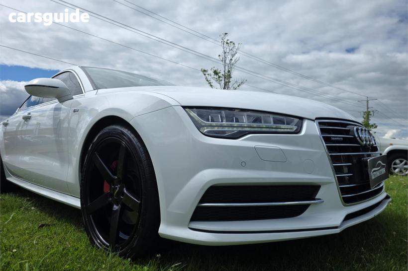 White 2014 Audi A7 Hatchback S/Back 3.0 Tdi Biturbo Quattro