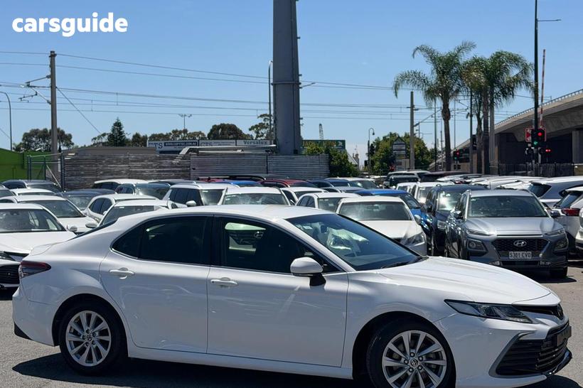 White 2021 Toyota Camry Sedan Ascent