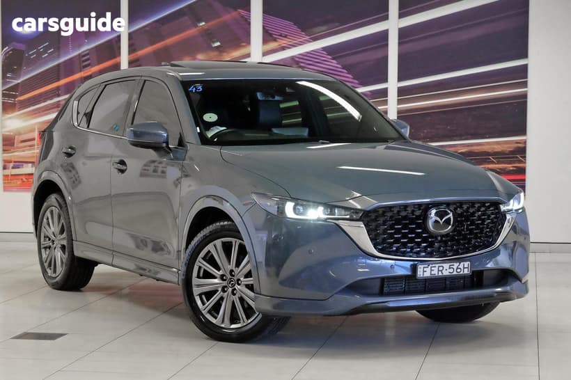 Grey 2023 Mazda CX-5 Wagon Akera (Awd)